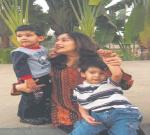 Madhuri_with sons